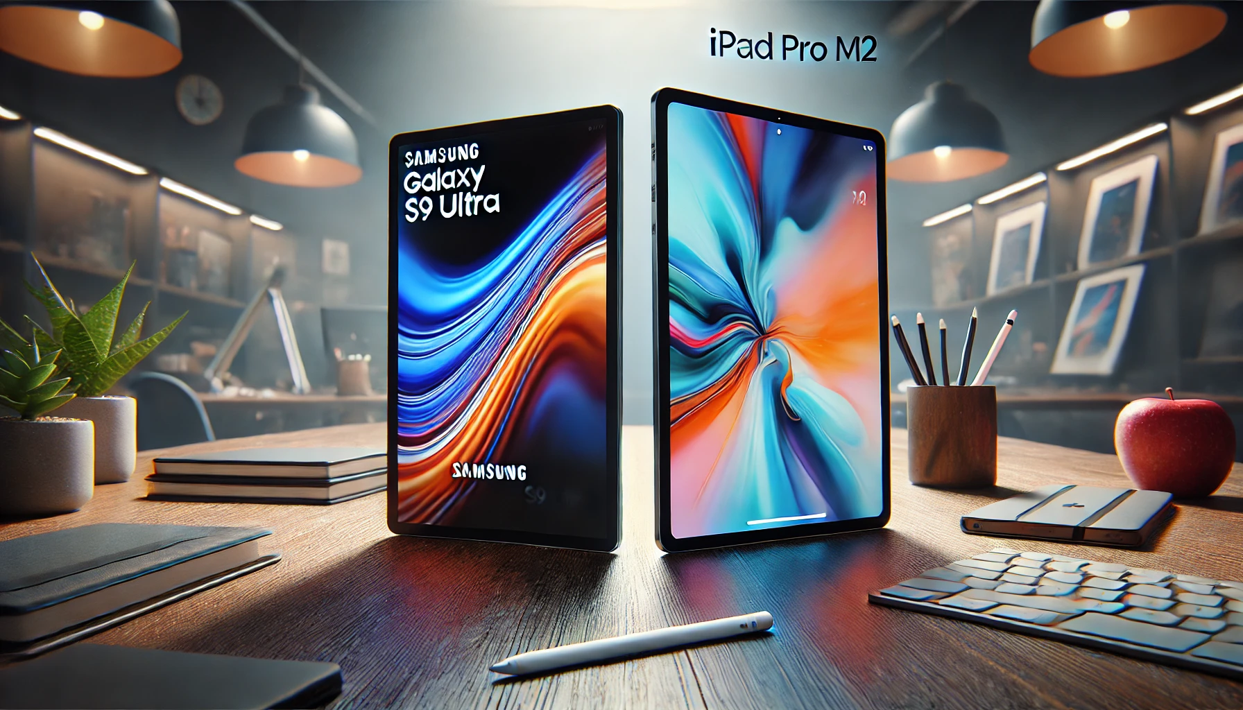 Samsung Galaxy Tab S9 Ultra and the Apple iPad Pro M2